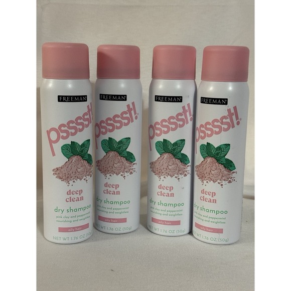 Hickey Freeman Other - Freeman Psssst Travel Size Dry Shampoo 1.76 oz Lot of 4 New